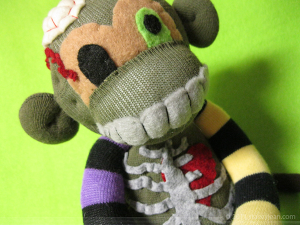 Detail Zombie Sock Monkey Nomer 18