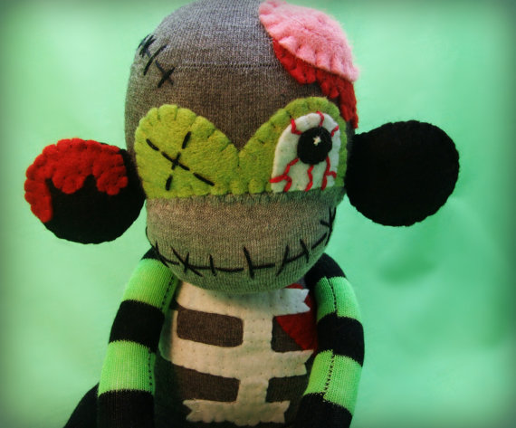 Detail Zombie Sock Monkey Nomer 24