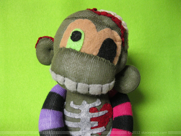Detail Zombie Sock Monkey Nomer 50