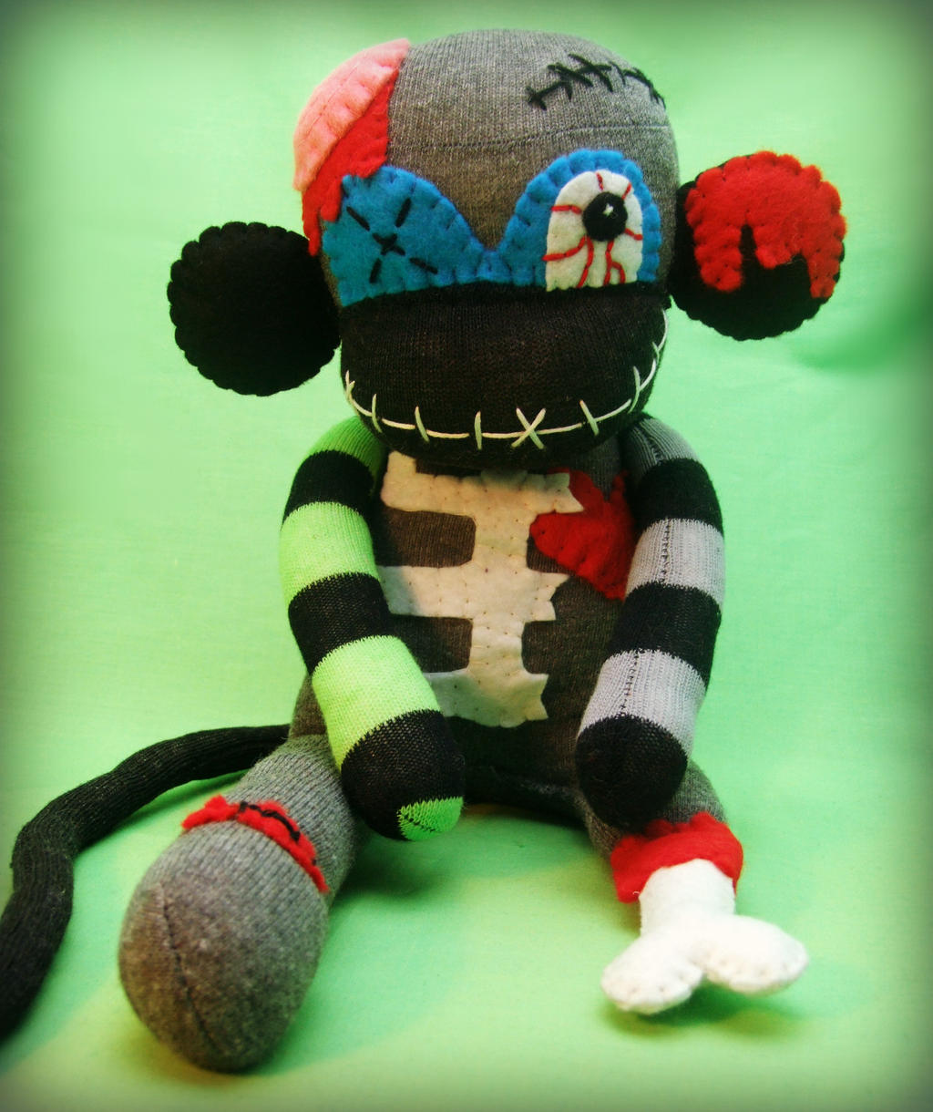 Detail Zombie Sock Monkey Nomer 53