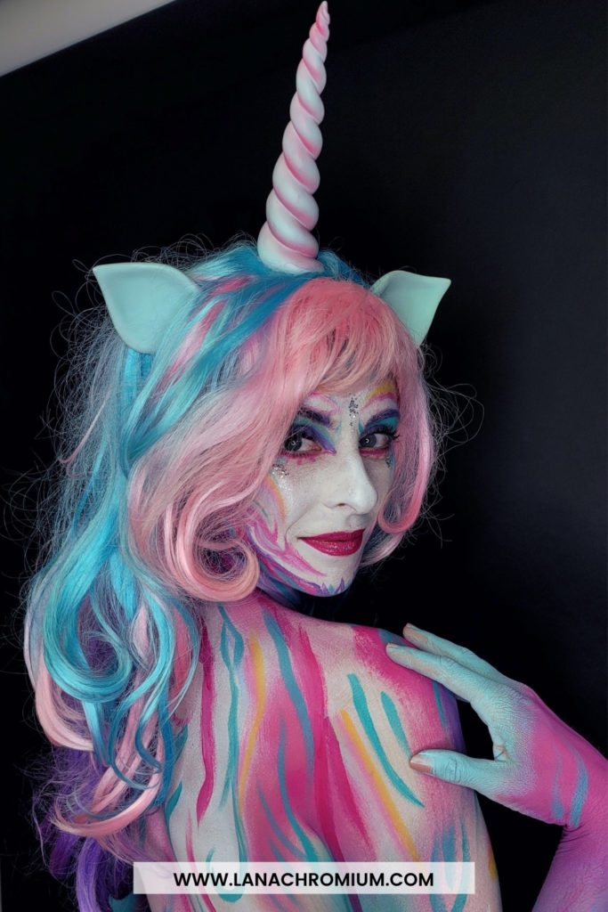 Detail Zombie Unicorn Body Paint Twitch Nomer 38