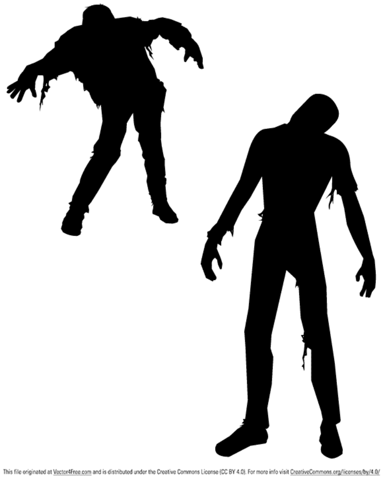 Detail Zombie Vector Png Nomer 6