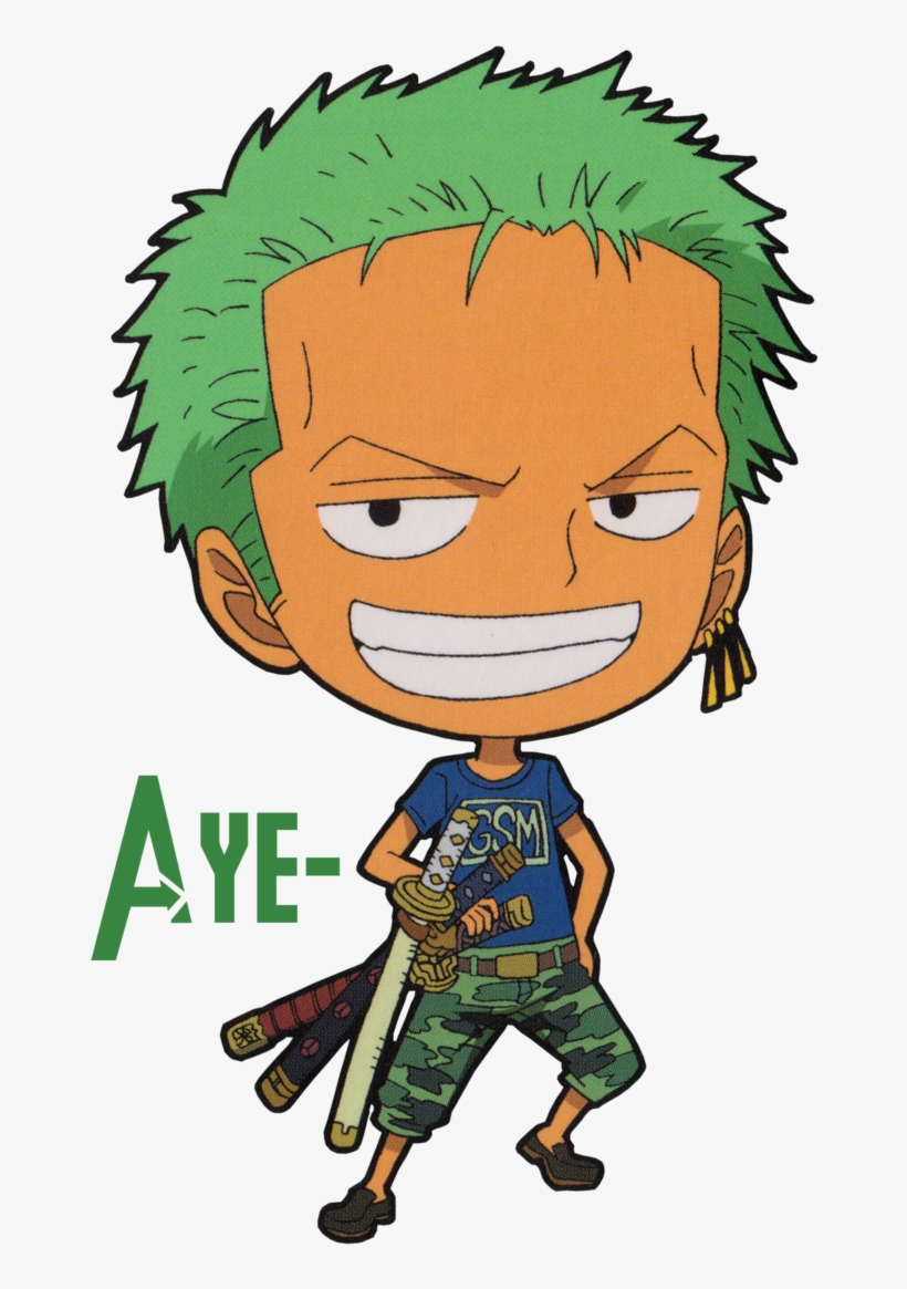 Detail Zoro One Piece Chibi Nomer 8