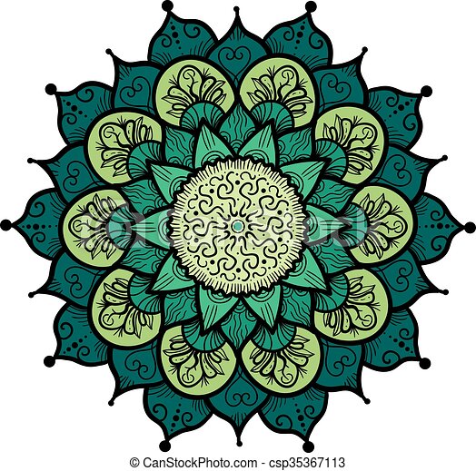 Detail Arabische Mandalas Nomer 4