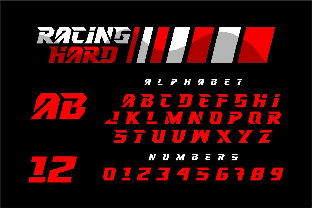 Detail Download Font Racing Number Pixellab Nomer 9