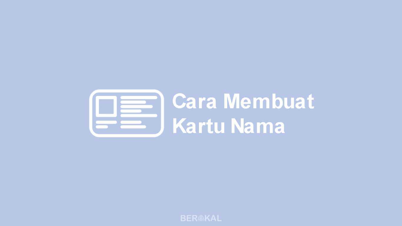 Detail Download Format Kartu Nama Word Nomer 47