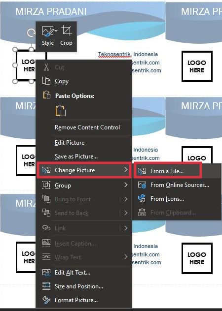 Detail Download Format Kartu Nama Word Nomer 52