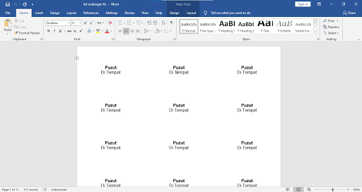 Detail Download Format Label Tom Jerry 103 Nomer 10