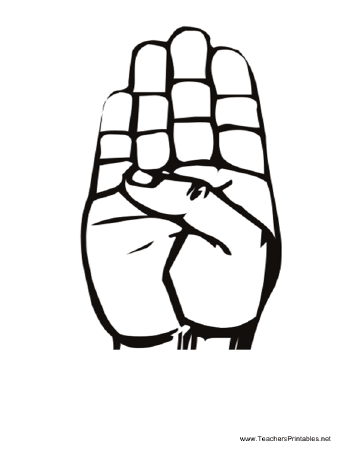 Detail I In Sign Language Drawing Nomer 12