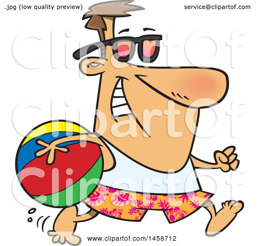 Detail Man On Beach Clipart Nomer 10