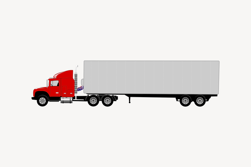 Detail Trailer Truck Mockup Nomer 14