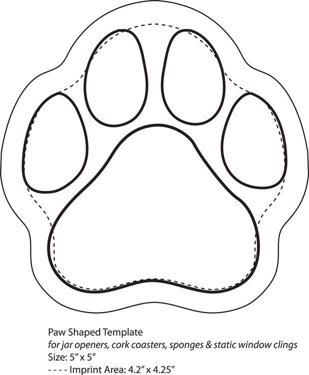 Detail Vorlage Ausdrucken Hundepfote Nomer 12