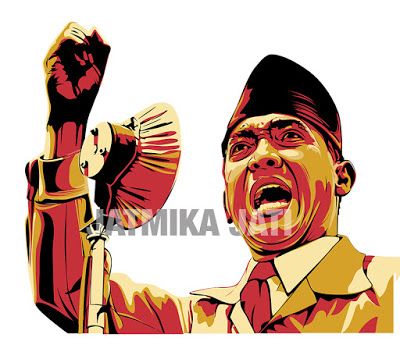 Detail Soekarno Pidato Vector Nomer 13