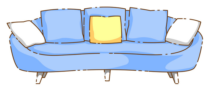 Detail Sofa Cartoon Png Nomer 21