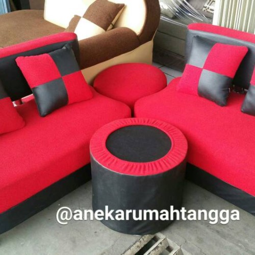 Detail Sofa Merah Hitam Nomer 10