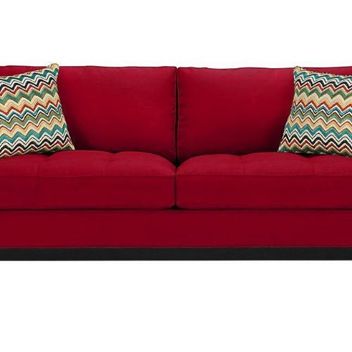 Detail Sofa Merah Maroon Nomer 36