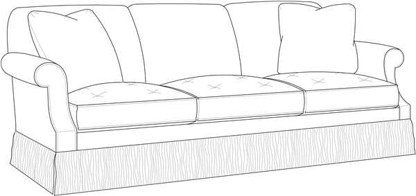 Detail Sofa Tampak Atas Nomer 12