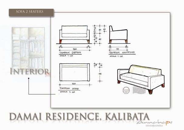 Detail Sofa Tampak Atas Nomer 13