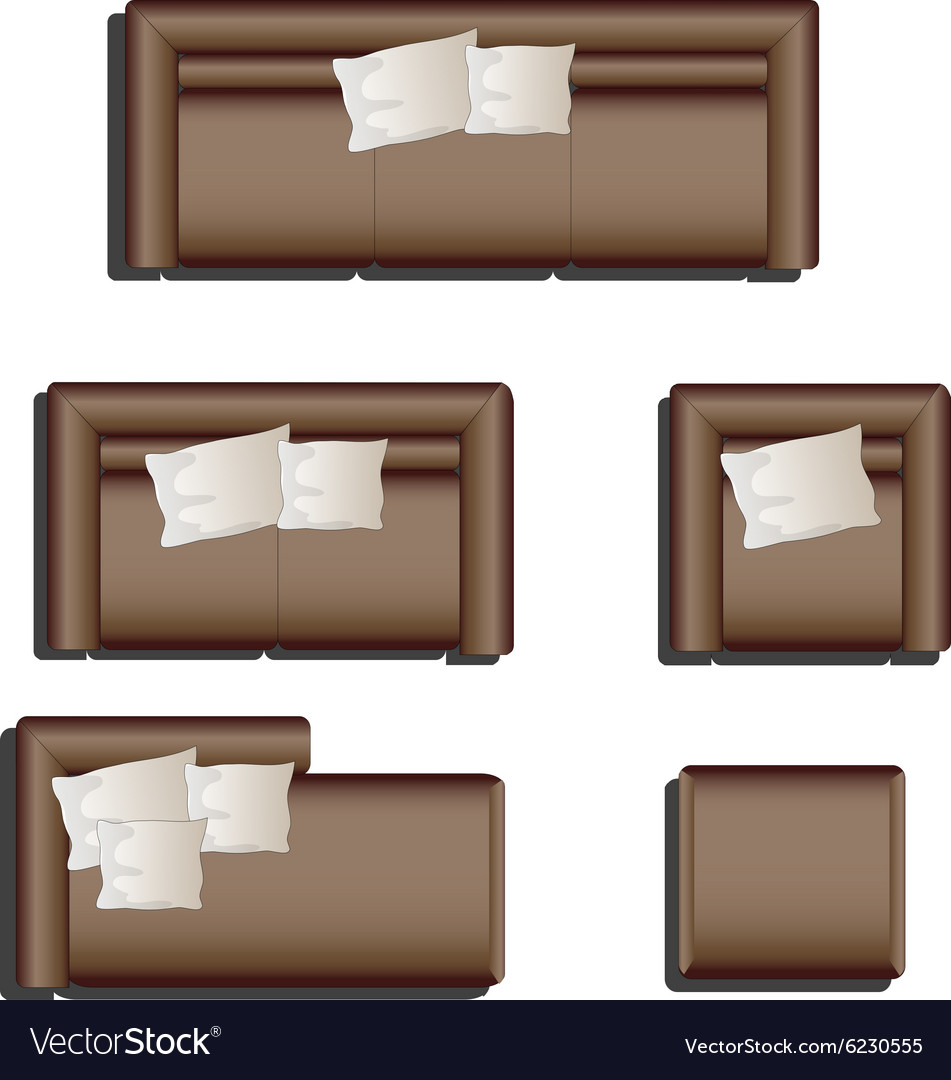 Detail Sofa Top View Nomer 22