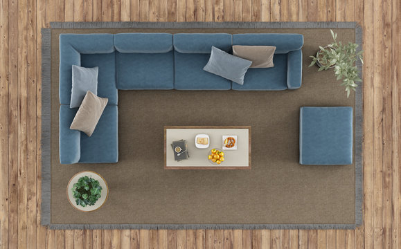 Detail Sofa Top View Nomer 30