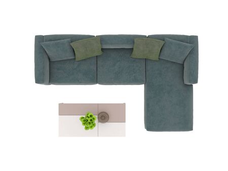Detail Sofa Top View Nomer 6