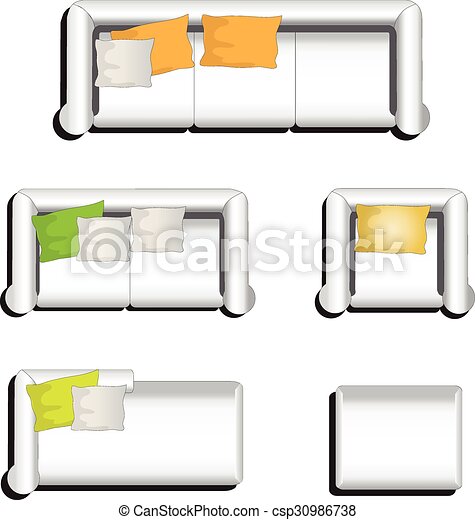 Detail Sofa Top View Nomer 54