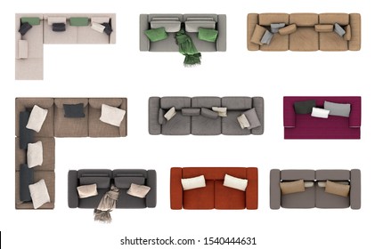 Detail Sofa Top View Nomer 57