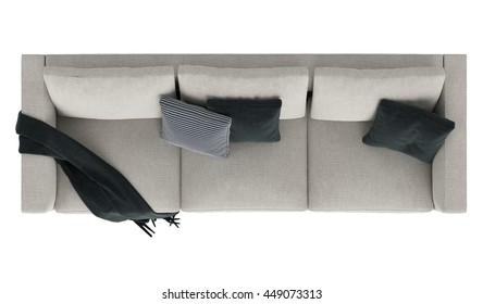 Detail Sofa Top View Png Nomer 21