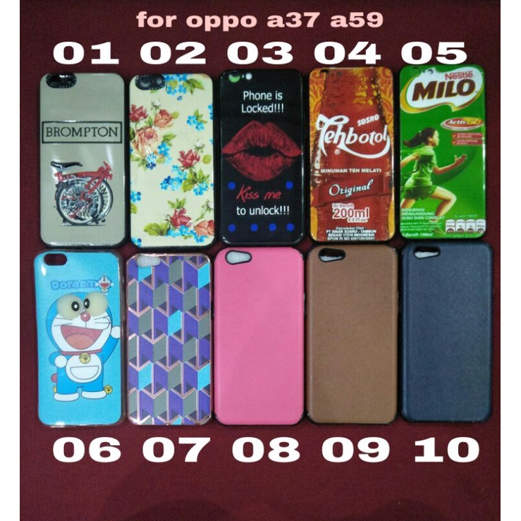 Detail Softcase Oppo A57 Nomer 30