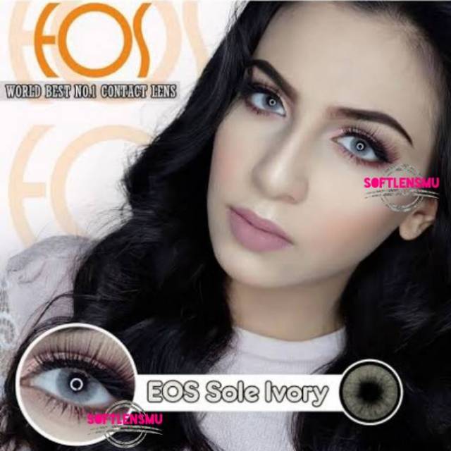 Detail Softlens Abu Abu Muda Nomer 18