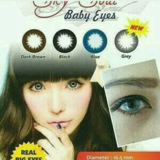 Detail Softlens Baby Eyes Nomer 17