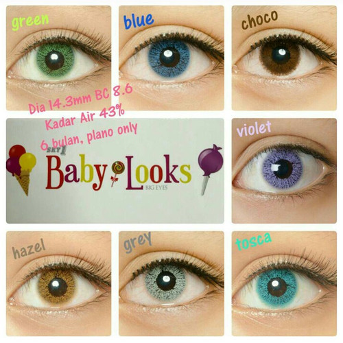 Detail Softlens Baby Look Nomer 11