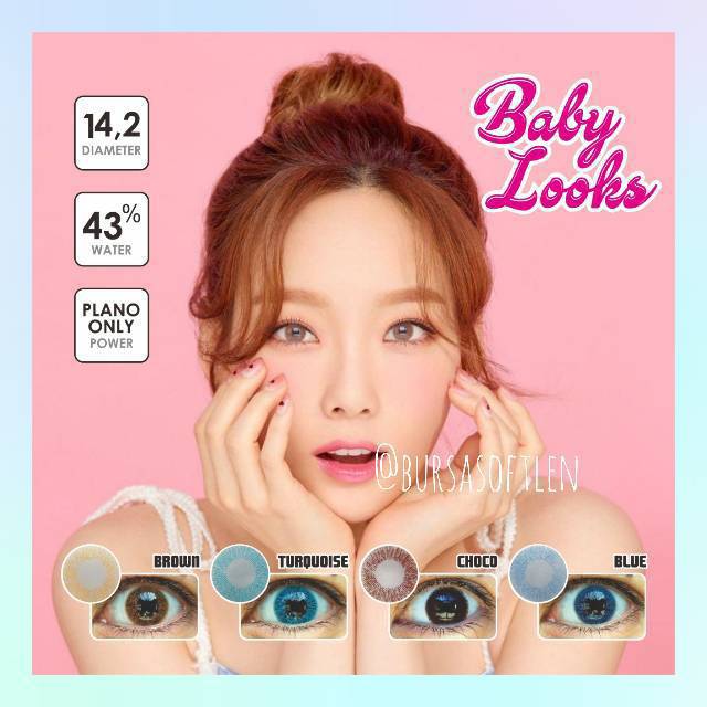 Detail Softlens Baby Look Nomer 12