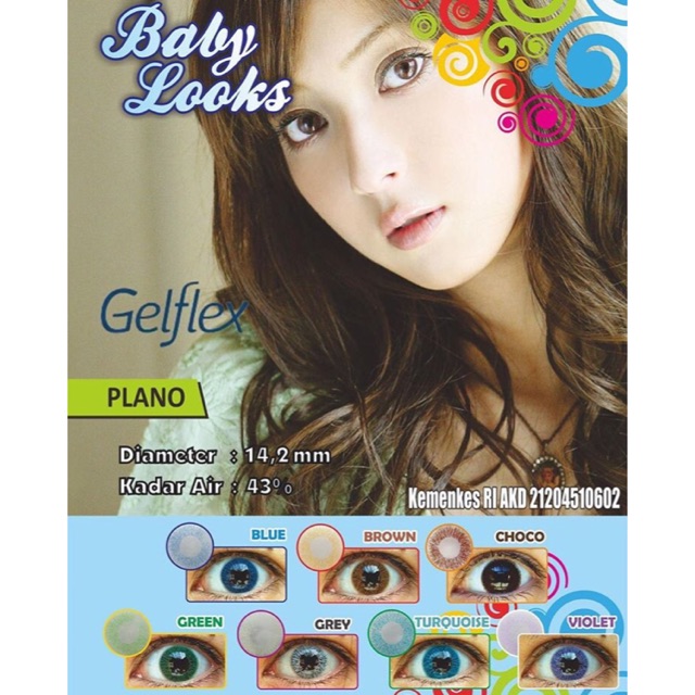 Detail Softlens Baby Look Nomer 22