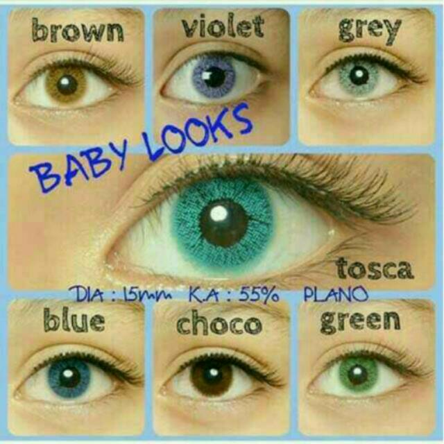 Detail Softlens Baby Look Nomer 6