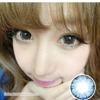 Detail Softlens Biru Tua Nomer 55