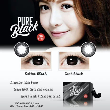 Detail Softlens Hitam Polos Nomer 11