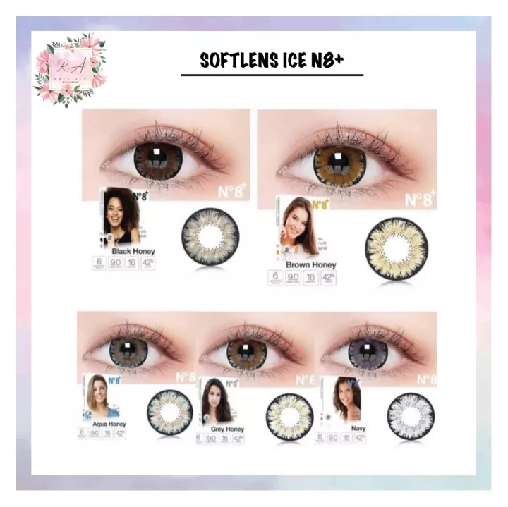 Detail Softlens Ice No 8 Nomer 16