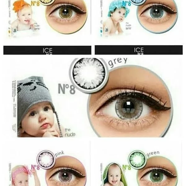 Detail Softlens Ice No 8 Nomer 18