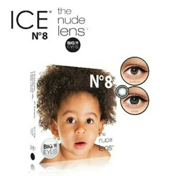 Detail Softlens Ice No 8 Nomer 34