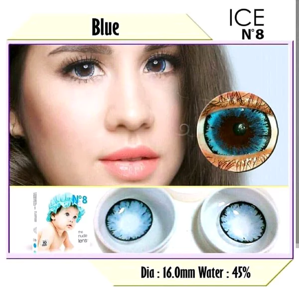 Detail Softlens Ice No 8 Nomer 35