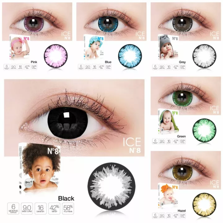 Detail Softlens Ice No 8 Nomer 6