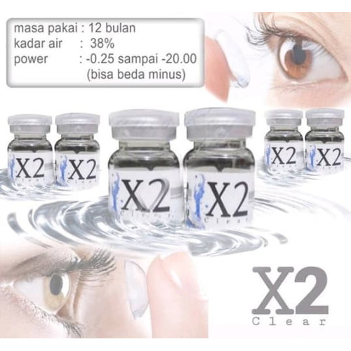 Detail Softlens X2 Bening Nomer 27