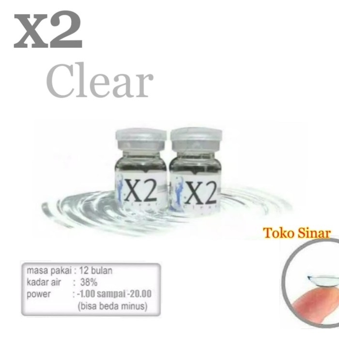 Detail Softlens X2 Bening Nomer 32