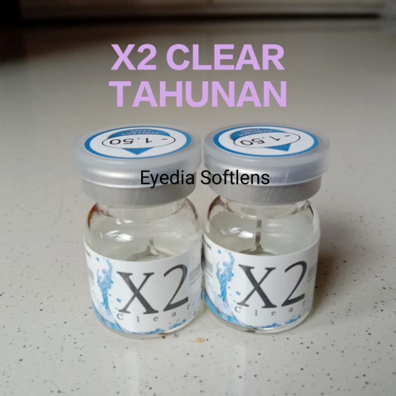 Detail Softlens X2 Bening Nomer 34