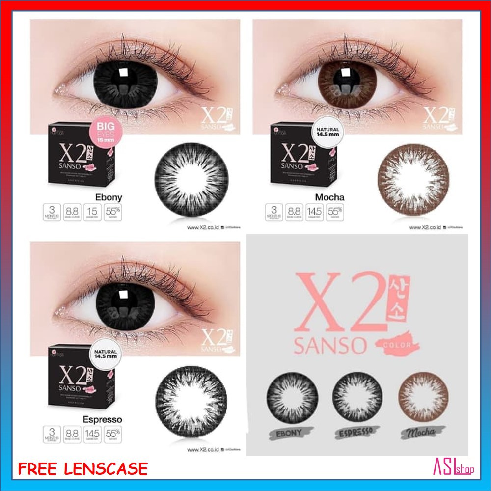 Detail Softlens X2 Black Nomer 2