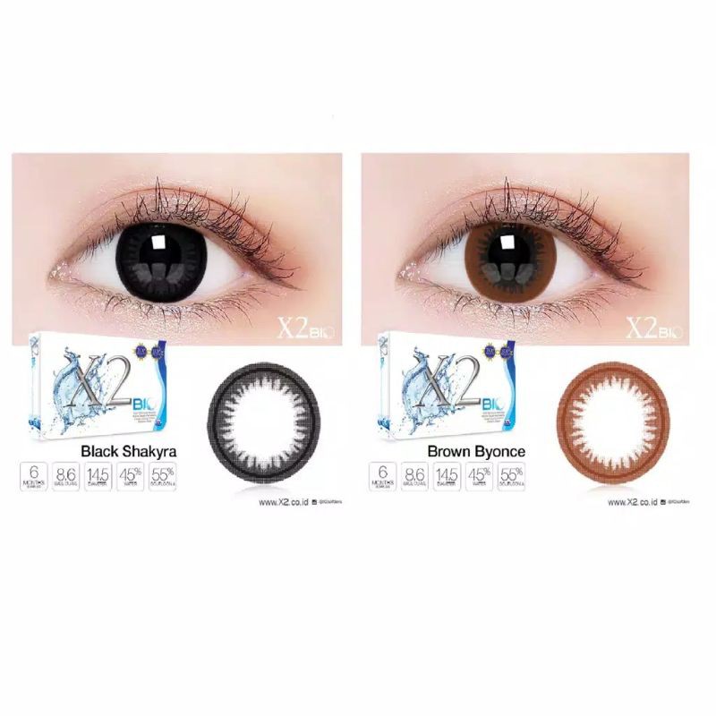 Detail Softlens X2 Black Nomer 32