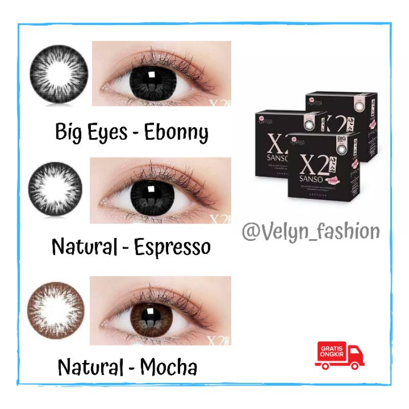 Detail Softlens X2 Black Nomer 5