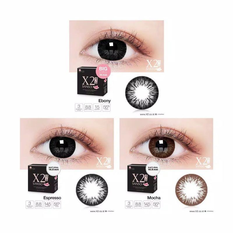 Detail Softlens X2 Black Nomer 6