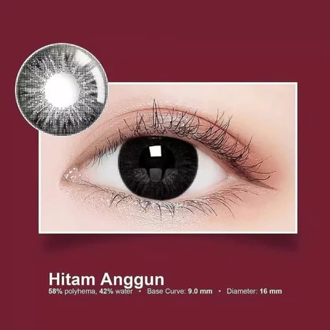 Detail Softlens X2 Hitam Nomer 20